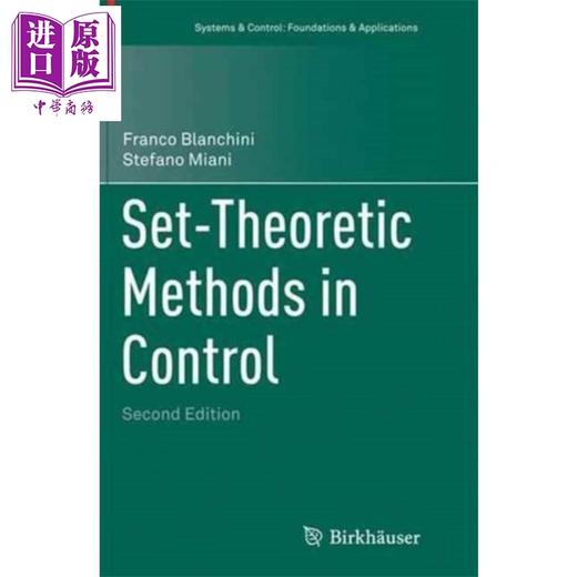 【中商原版】控制中的集合理论方法 第2版	Set Theoretic Methods in Control 英文原版 商品图0