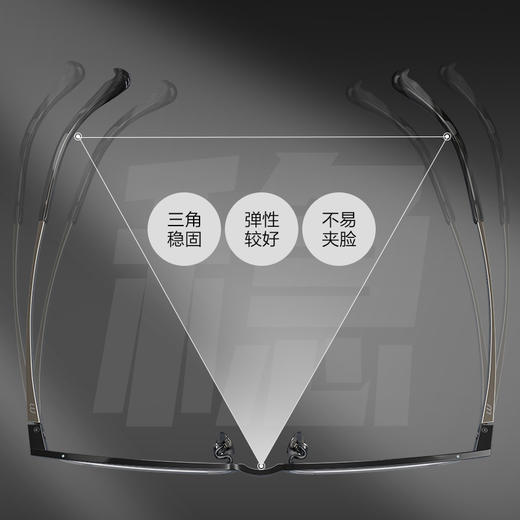 渡边美作9016 中高端商务钛架 方框半框 商品图5