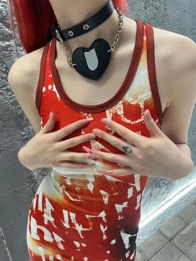 潮人养成记 | 辣妹印花背心裙😍