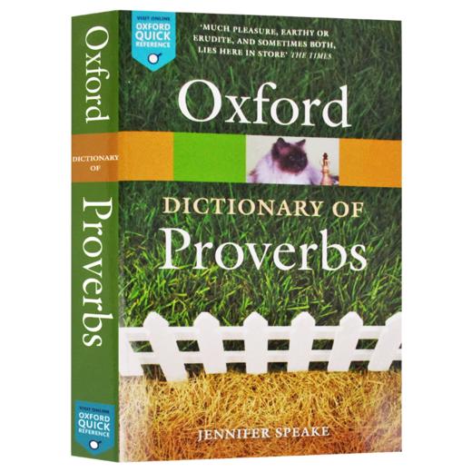 牛津谚语词典 英文原版 Oxford Dictionary of Proverbs 英英字典 英文版工具书 进口原版英语书籍 商品图3