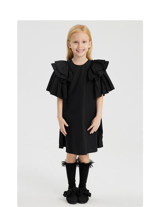 江南布衣童  22年夏季新款短袖连衣裙   1M5G30280 商品图8