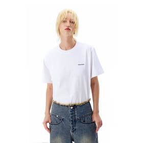   NUTH Unisex 定番品牌LOGO印花基础T恤/黑白两色女款