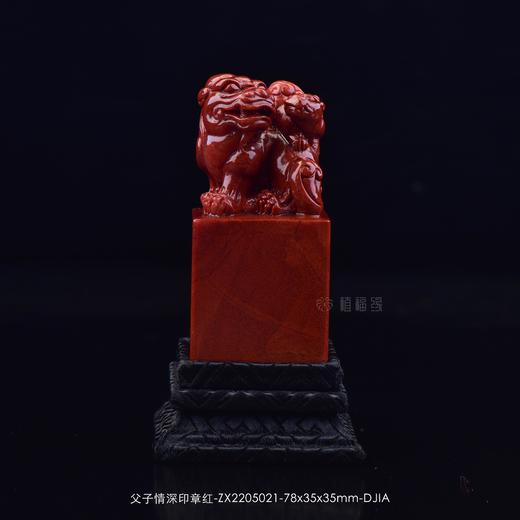【代代发财】寿山石印章红-ZX2205021 商品图0