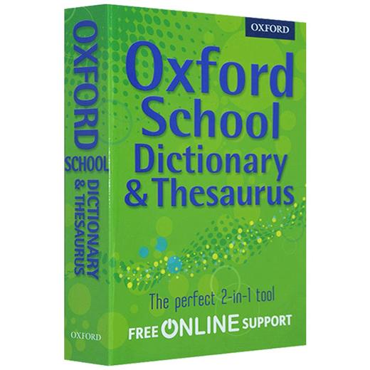牛津小学高年级学生英语词典 同义词辞典 英文原版英英词典 Oxford School Dictionary Thesaurus 英文版进口书 商品图1