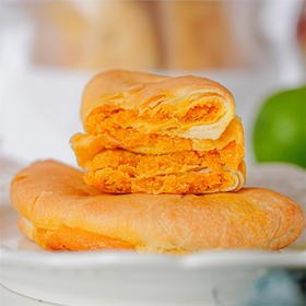 【皮薄馅厚健康低卡】童话熊老式粗粮南瓜饼3袋