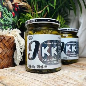 【俄罗斯风味小黄瓜】GKK俄式酸黄瓜即食下饭菜500g* 2瓶包邮