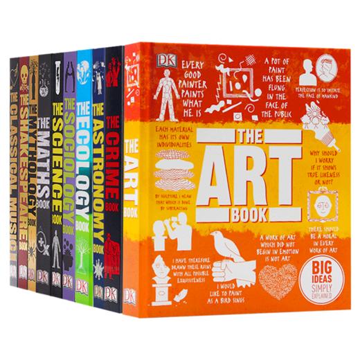 DK学科科普百科系列图解 10本套装 人类的思想百科丛书 英文原版 Big Ideas Simply Explained 精装 英文版进口英语书籍 商品图4