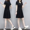 2022夏季新款连衣裙宽松气质ins大码女装时尚法单裙子跨境亚马逊 商品缩略图2