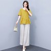 夏季新款，简约大方舒适棉麻两件套HR-LNS9572 商品缩略图3