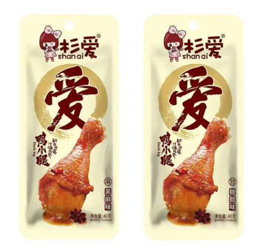 衫爱鸭小腿黑麻味40g 商品图0