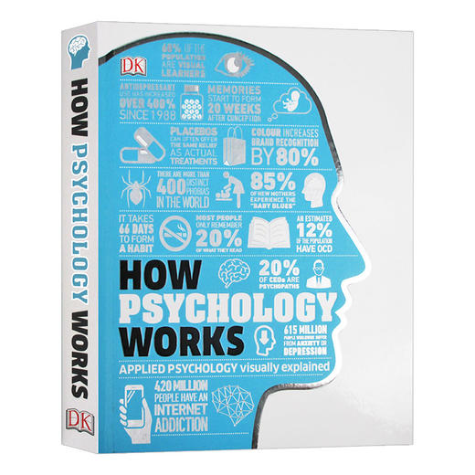心理学如何运作 英文原版 How Psychology Works DK心理学百科 科普百科图解 英文版原版书籍 进口英语书 商品图0