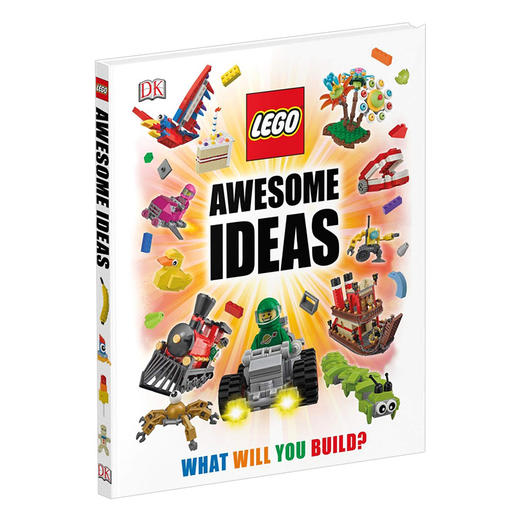 乐高好创意 精彩搭建指南 英文原版 LEGO Awesome Ideas 全彩精装 DK百科全书 想象力培养 英文版进口原版英语书籍 商品图0