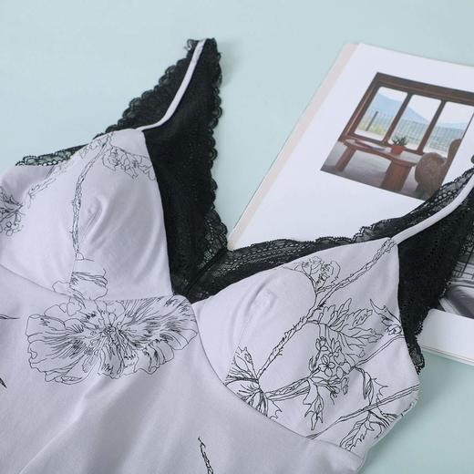 安莉芳春夏女装时尚休闲棉质吊带睡裙EL00460 商品图2