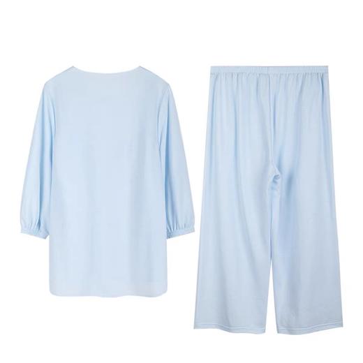 安莉芳棉质圆领睡衣睡裤女休闲家居服套装EL00420 商品图3