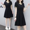 2022夏季新款连衣裙宽松气质ins大码女装时尚法单裙子跨境亚马逊 商品缩略图0