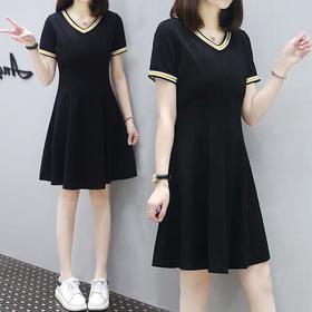 2022夏季新款连衣裙宽松气质ins大码女装时尚法单裙子跨境亚马逊