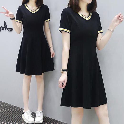 2022夏季新款连衣裙宽松气质ins大码女装时尚法单裙子跨境亚马逊 商品图0