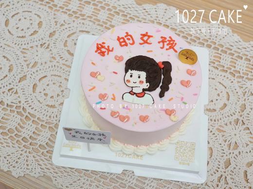 1027CAKE |  手绘蛋糕 我的女孩 商品图2