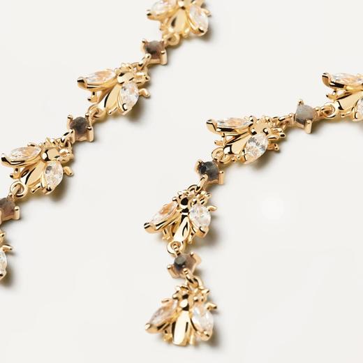 北京仓｜PD Paola-Nest-拉长石 蜜蜂 耳环（金色）［西班牙设计师］ 商品图3