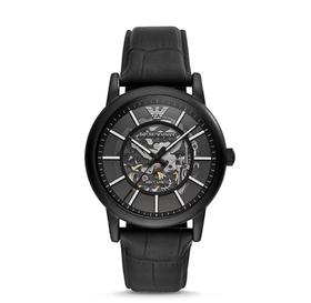 Armani阿玛尼黑武士手表男士运动型 潮流镂空机械表AR60008
