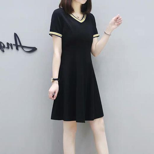 2022夏季新款连衣裙宽松气质ins大码女装时尚法单裙子跨境亚马逊 商品图1