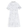 谜底2022夏季新款复古文艺矿石印花纯棉收腰短袖连衣裙222ML0676 商品缩略图1