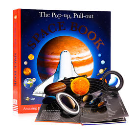 DK太空科普百科立体书 英文原版 The Pop up Pull out Space Book 太空行星科普启蒙 英文版进口原版英语书籍