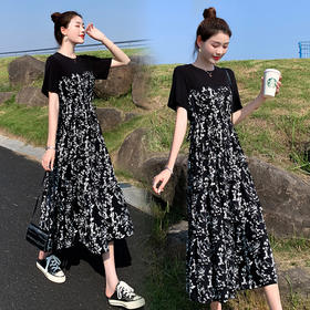 【清新气质，韩版显瘦】夏天穿这条法式碎花裙，如仙女般优雅；又能韩版显瘦，沙滩度假必备。