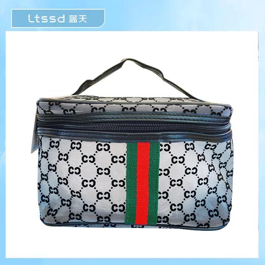 枚卡莱经典网纱植绒贝壳化妆包810-523（1个） 商品图1