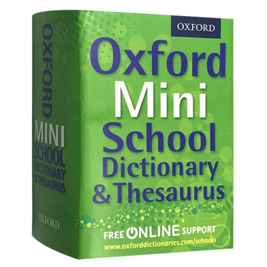 袖珍迷你牛津词典同义词字典 英文原版 Oxford Mini School Dictionary and Thesaurus 英文版英英词典正版进口工具书籍 商品图4