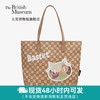 大英博物馆安德森猫和她的朋友们系列巴斯特格纹单肩包斜挎包 商品缩略图0