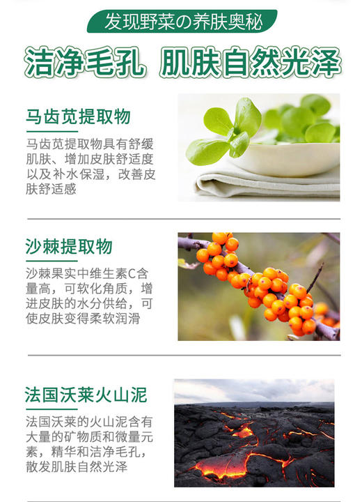 上海本土国民品牌-野菜洁面，下单送起泡网1个，“洗+护+养”一手抓，一支洗面奶=清洁面膜+洗面奶+保湿面膜。（一瓶送30g*1、两瓶送30g*2 ） 商品图5