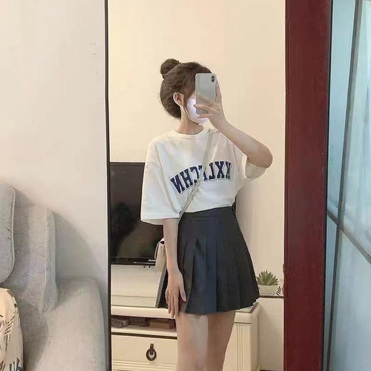 黛唯梵夏季新款可盐可甜原宿风小个子俏皮韩版炸街学院风两件套裙子气质 商品图0