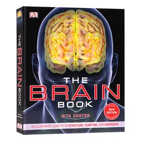 大脑之书 图解大脑结构 生命科学指南 英文原版 The Brain Book 探索脑部系统 精装 3D图解真实照片案例 英文版进口原版英语书籍