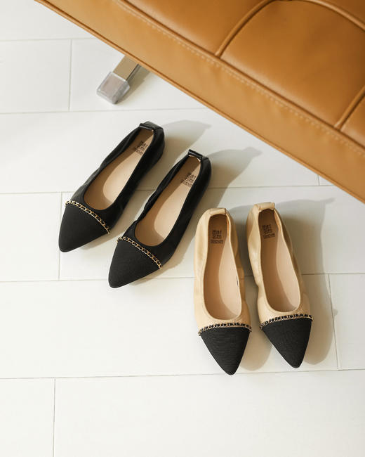 西村名物2022年新款小香风尖头单鞋百搭X22AE11711 商品图3