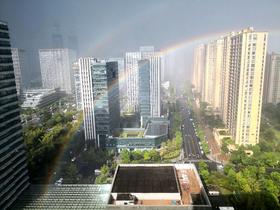 #杭州#聚光中心的彩虹