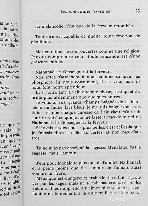 【中商原版】【法国法文版】安德烈·纪德：人间食粮 法文原版 Les nourritures terrestres 法文文学 商品图5