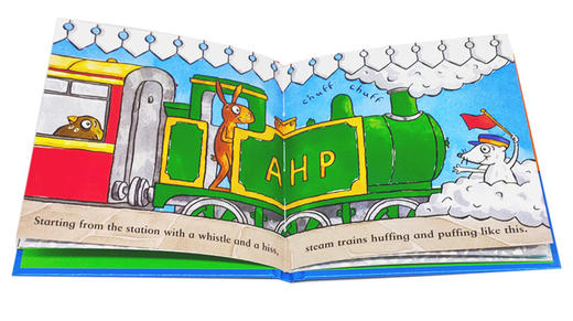 有音频 英文原版 神奇的机器14册 消防车造型的盒装 Amazing Machines 精装全彩图画书 消防车 飞机 火箭 经典交通工具科普绘本 商品图6