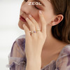ZEGL几何戒指女设计小众高级感指环时尚个性复古开口可调节食指戒 商品缩略图1
