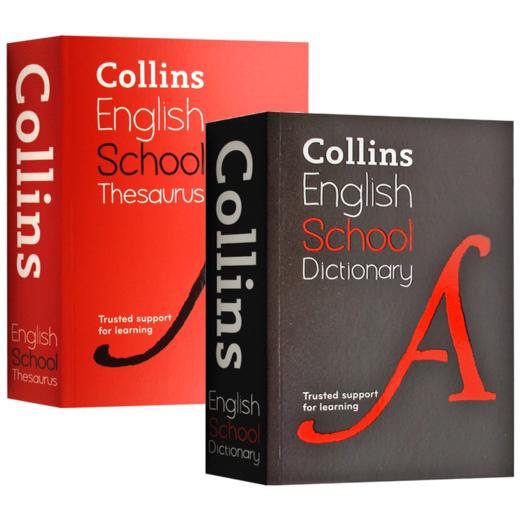 Collins柯林斯学生英语词典同义词辞典 英文原版 Collins School Dictionary Thesaurus 英文版 袖珍英英词典字典工具书 进口原版书籍 商品图3