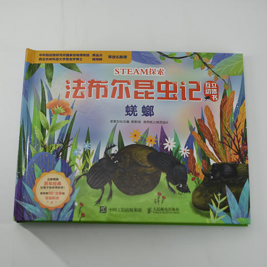 STEAM探索 法布尔昆虫记互动立体书 蜣螂 3-6岁儿童科普启蒙书 幼儿启蒙绘本 3D互动探索 纸上昆虫博物课 商品图2