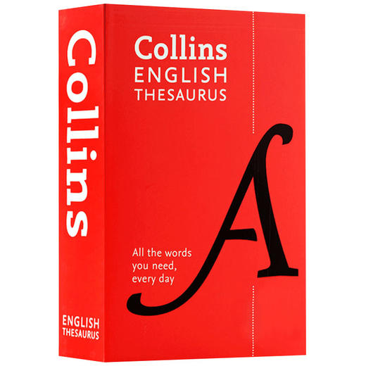 Collins柯林斯英语同义词词典 英文原版 Collins English Thesaurus 日常英语词汇 同义词反义词 英文版进口英英字典词典工具书 商品图1