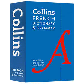 Collins柯林斯法语词典及语法 英文原版工具书 Collins French Dictionary and Grammar 法英双语字典 法语语法 英文版进口书籍