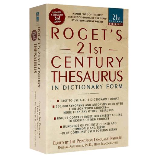 罗热英英字典 罗氏21世纪近义词反义词字典 英文原版 Roget’s 21st Century Thesaurus 国外英语写作学习工具书进口词典词库 商品图4
