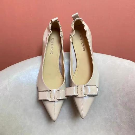 IUIU SECOND 2022春夏经典款延续升级舒适单鞋法式浅口高跟鞋U22AE18211 商品图2