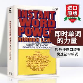 即时单词的力量 英文原版 Instant Word Power 词根词缀记英语词汇学习书 Word Power Made Easy同作者 英文版进口书籍