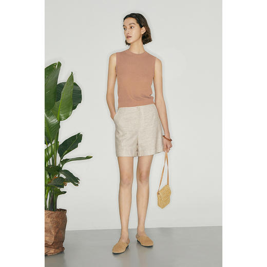 【商场同款】麦檬夏翻边脚口休闲短裤5C4251181S 商品图2