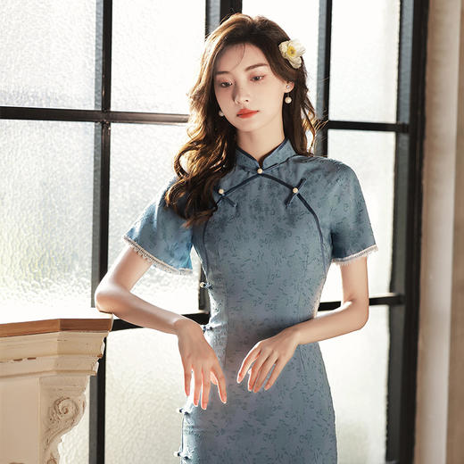 复古优雅，时尚少女中国风改良旗袍连衣裙YT-2556 商品图2