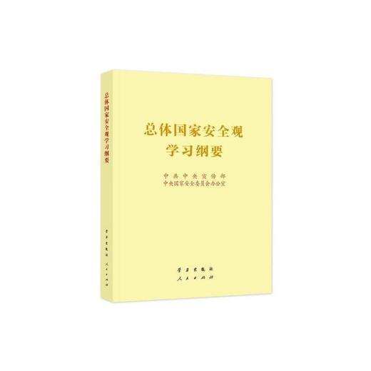 总体国家安全观学习纲要(大字本)  中共中央宣传部 商品图0
