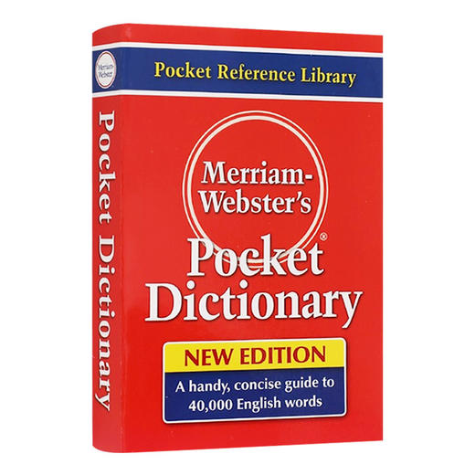 韦氏袖珍字词典 英文原版 Merriam-Webster's Pocket Dictionary 英文版进口英语学习工具书 商品图0